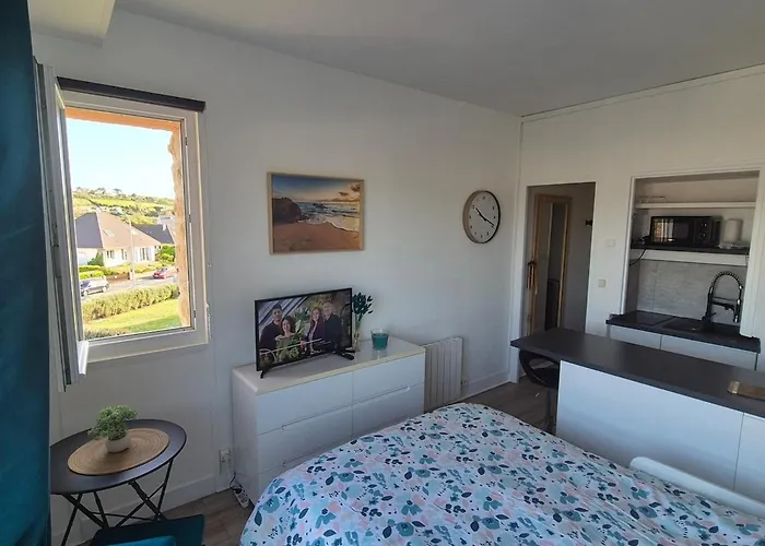 Siouville-hague à Côté école De Surf Appartamento *