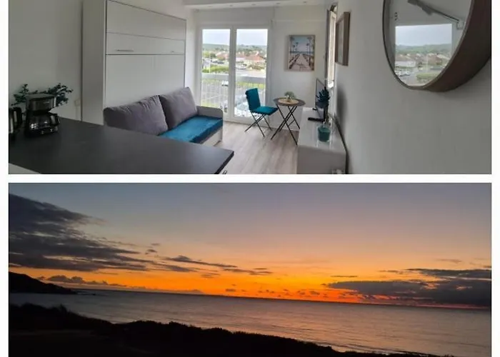 Siouville-hague à Côté école De Surf Appartamento *